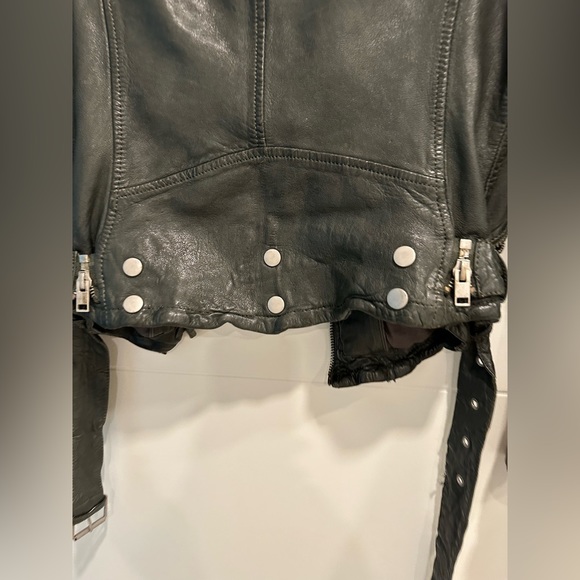 Moto Jacket- Lamb Skin Leather - Picture 10 of 16